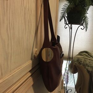 Makowsky Leather Shoulder Bag